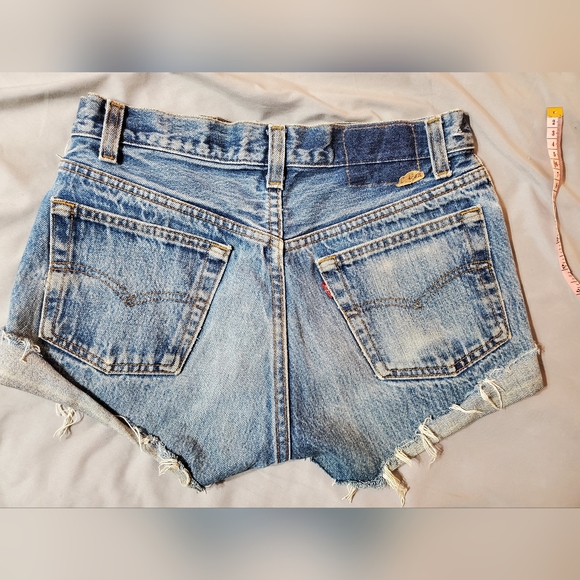 Levi's Pants - Vintage Levi's 501xx distressed cut off denim